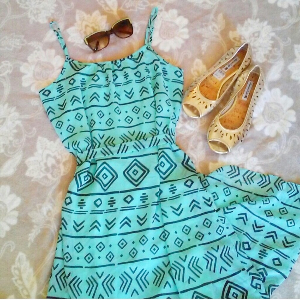 Mint Tribal Maxi